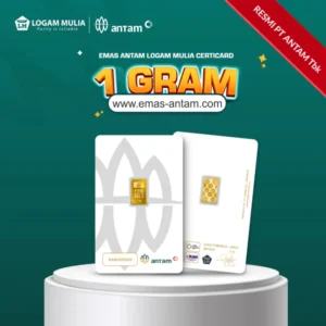 Emas ANTAM Logam Mulia Certicard - 1 gr